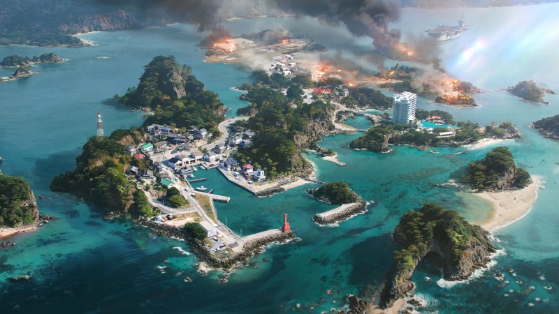 Battlefield 6 Tsuru Reef map