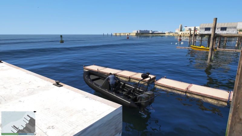 Gta 5 Nagasaki Dinghy at docks