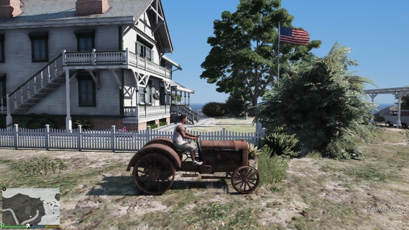 Gta 5 Old Rusty Tractor