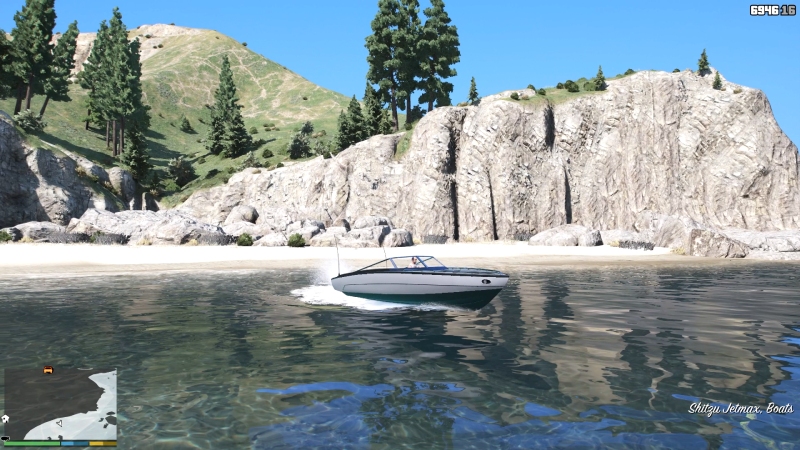 Gta 5 Shitzu Jetmax at beach